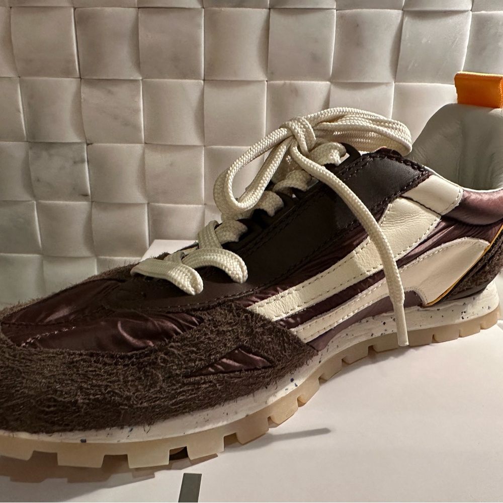 ONCEPT! Chic Brown and White Women's COMFORTABLE Sneakers
